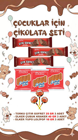 Ramazan Paketi Erzak Kolisi Mega Paket 37 Parça Çocuklar İçin Çikolata Setli No :19