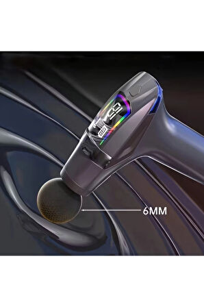 Leerfei Lf-6144 3'ü 1 Arada Ayırılabilir Titreşimli Masaj Tabancası - Derin Doku, Tetik Noktası Masaj Aleti