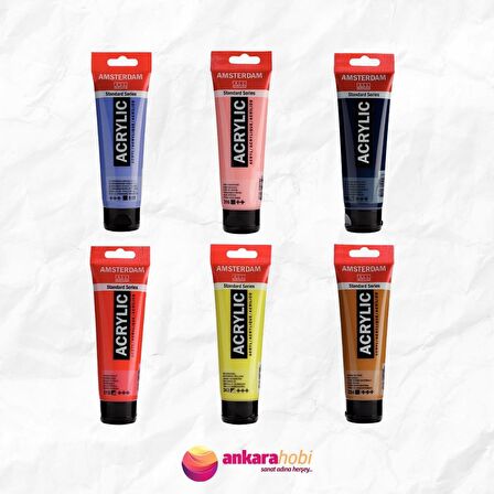 Amsterdam Akrilik Boya 120ml 6'LI SET
