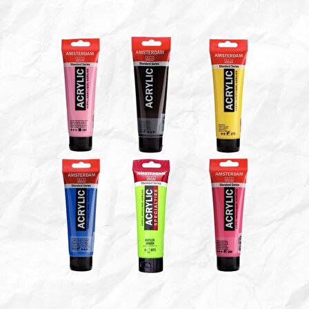 Amsterdam Akrilik Boya 120ml 6'LI SET