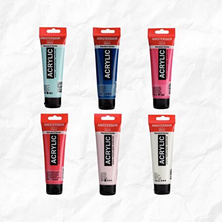 Amsterdam Akrilik Boya 120ml 6'LI SET