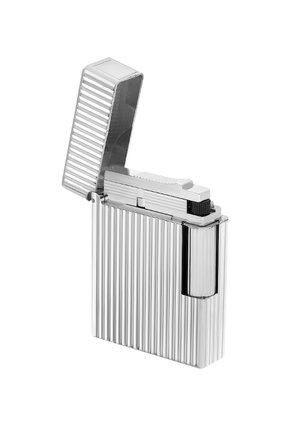 S.T. Dupont Ligne 1 Guilloche Gümüş Puro Çakmağı 14021 - TR9148