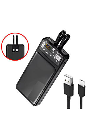 Polygold PG-PW220 20000 mAh PD 22.5W Hızlı Şarj Power Bank - Dijital Ekranlı Taşınabilir Şarj Cihazı