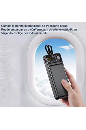 Polygold PG-PW220 20000 mAh PD 22.5W Hızlı Şarj Power Bank - Dijital Ekranlı Taşınabilir Şarj Cihazı