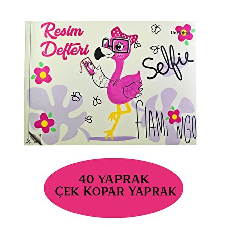 Çınar Uninote Resim Defteri Dikişli Küçük Boy A5 40 Yaprak 1 Adet 