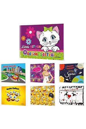 Orta Boy Resim Defteri 30 Yaprak 25x35