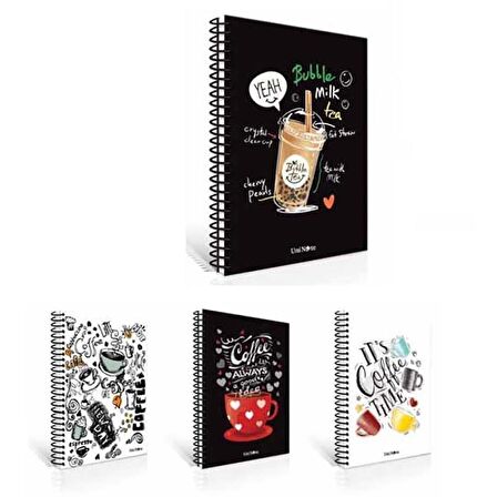 Çınar Coffee Sert Kapak Defter 17x24cm Spr.120yp Düz 55143