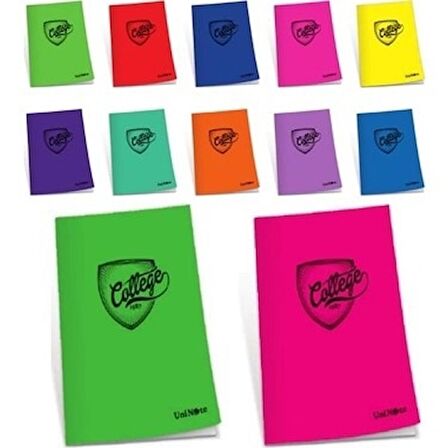 Çınar College Plastik Kapak Defter College Dikişli A5 40 Yp Kareli 40/4 75005