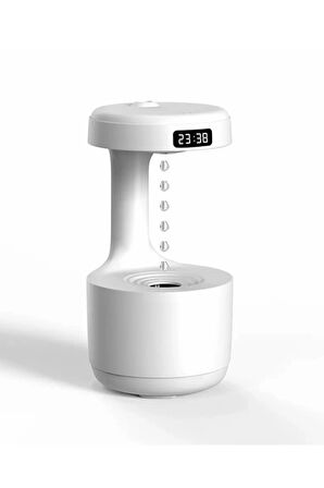 Blackbird LZ599 Yerçekimsiz Hava Nemlendirici | 600 ml Kapasite | Dijital Saatli | Zarif Tasarım