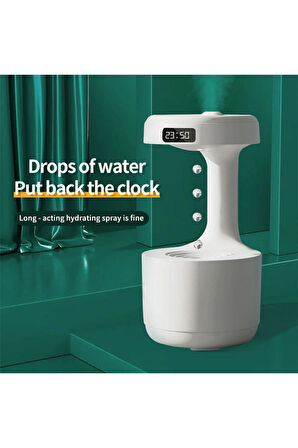 Blackbird LZ599 Yerçekimsiz Hava Nemlendirici | 600 ml Kapasite | Dijital Saatli | Zarif Tasarım