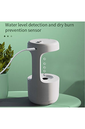 Blackbird LZ599 Yerçekimsiz Hava Nemlendirici | 600 ml Kapasite | Dijital Saatli | Zarif Tasarım