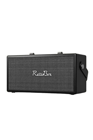 Acl Acs-19 Retro Müzik Kutusu Bluetooth 5.0 Hoparlör Kablolu Mikrofonlu Karaoke Destekli 20W Ses Sistemi