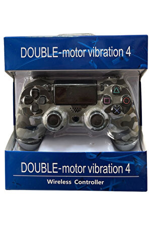 GlrTech P4B Kablosuz Oyun Kolu  Double Motor Titreşimli Şarj Edilebilir PS4 Uyumlu