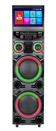 Gedi-G GD-1415 12'' Android Bluetooth 4K LED Ekranlı Karaoke Speaker