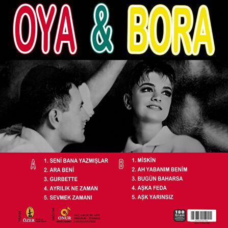 Oya & Bora Seni Bana Yazmışlar - Plak