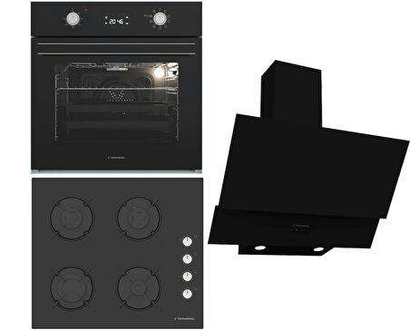 Termikel Ankastre Set (BO O6555C DB + BH P6144C B + CH C6532C BB)