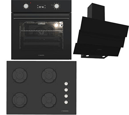Termikel Ankastre Set (BO O6555C DB + BH P7144C B + CH S6532C BB)