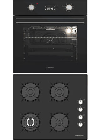 Termikel Ankastre Set (BO O6555C DB + BH P6194C B)