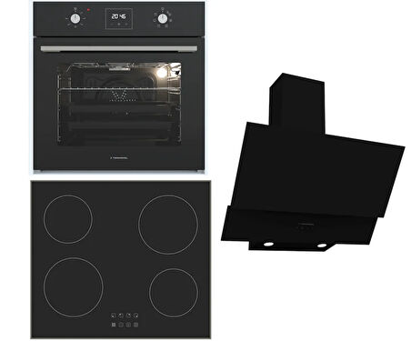 Termikel Ankastre Set (BO O64D5C B + BH B64E1 B + CH C6532C BB)