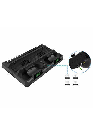 Hepu TP4-18119 PS4 Soğutucu ve Şarj Standı Slim/Pro Uyumlu