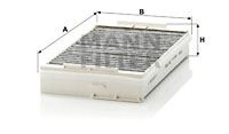 Daf Truck Polen Filtresi Daf Cf65 - Cf75 - Cf85 01> - Mann Cuk2534