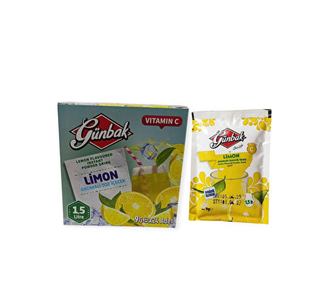 Limon Aromalı Toz İçecek (9gr X 24 Adet)