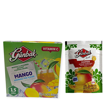 Mango Aromalı Toz İçecek (9gr X 24 Adet)