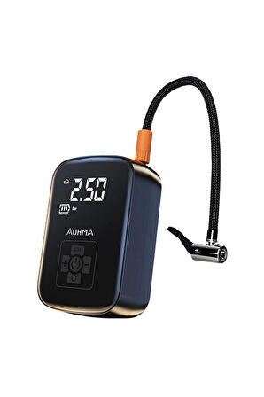 Auhma A5566 Kablosuz Dijital Hava Kompresörü | 4000mAh Powerbank | 150 PSI | LED Işıklı Taşınabilir Şarjlı Pompa