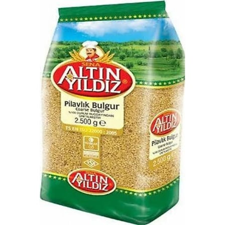 ALTIN YILDIZ PİLAVLIK BULĞUR 2,5 KG