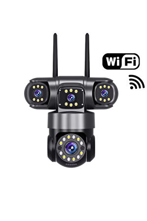 Okam-6030 15 Mp 3 Kameralı Dual Lens Wifi Ptz Kamera
