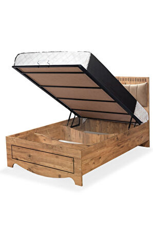 Bazalı Karyola, Papatya Baza Başlık Comfort Yatak Seti 90x190 Cm