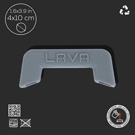 Lava Döküm Isı Dayanımlı Tencere Silikon Tutacak. 1set 2adet