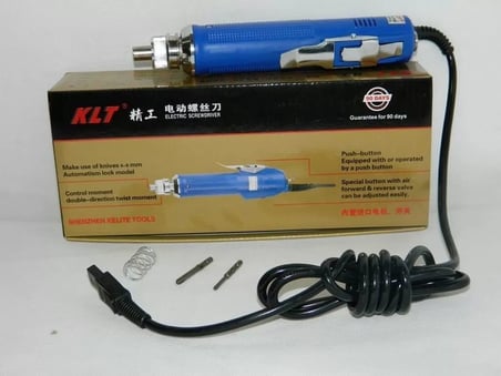KLT-3C Elektrikli Teknik Servis Tornavida Seti Uç+Adaptör Dahil