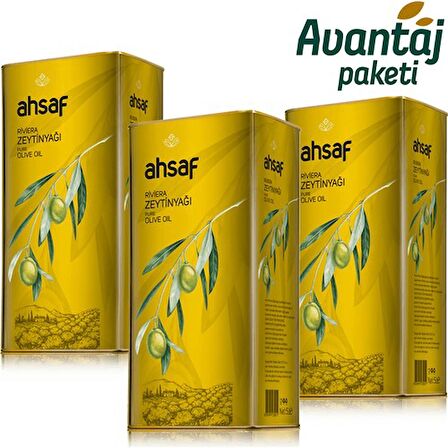 Avantaj Paketi 5 lt Riviera Zeytinyağı (3 Adet)