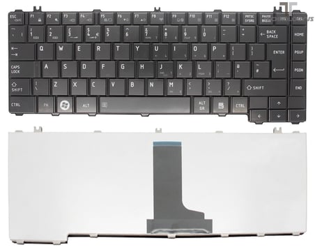 Toshiba C600 C640 C645 C645D L600 L630 L635 L640 Notebook Klavyesi - Siyah TR 9Z.N4VGQ.10T