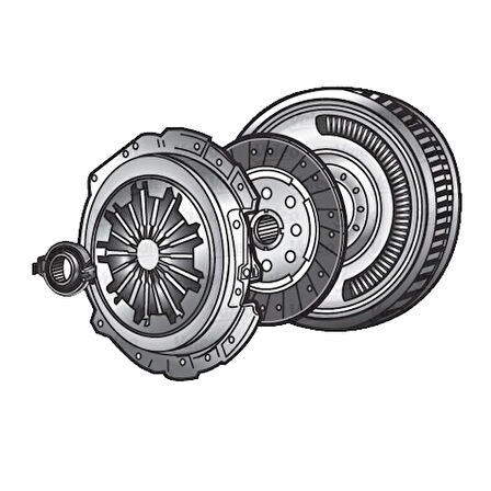 Vag Volant+debriyaj Set Caddy Passat Golf V A3 Jetta Superb Bjb Bls Bxe Bkc 1,9 Tdi Golf VI A3 Cayb Cayc - Valeo 835209