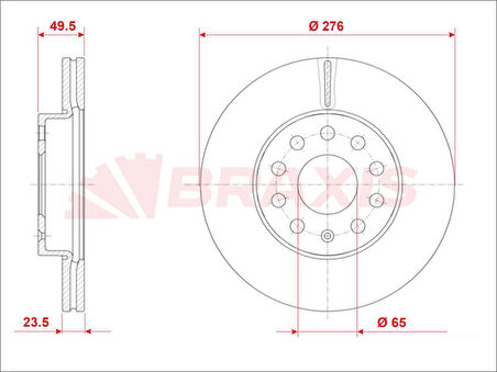 Vag On Fren Aynası Golf VII 13> Leon A3 13>16 Octavıa 13> - Braxıs Ae0965
