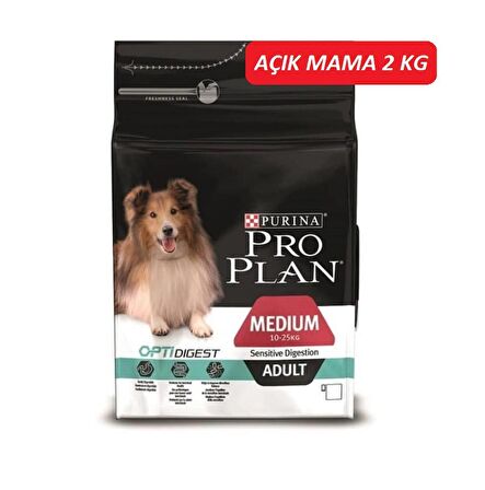 Pro Plan Medium Adult Kuzu Etli Orta Irk Yetişkin Köpek Maması 2 KG Açık Mama