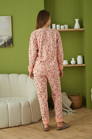 Pijamood 6022 Somon Kadın Pijama Takımı 