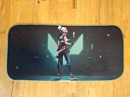 SGE TEKNOLOJİ 70X30 CM FOSFORLU DİKİŞLİ JETT KAYDIRMAZ TABAN SPEED YÜZEY OYUNCU MOUSE PAD