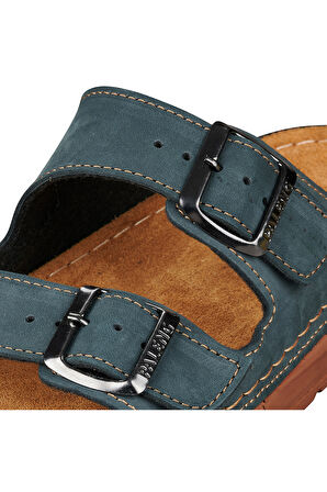 Gezer Paleng Yazlık Hakiki Deri Erkek Terlik