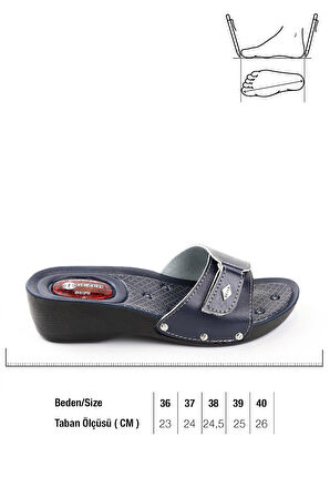 Gezer 12841 Yazlık Cırtlı Ayrlanabilir Masaj Taban Kadın Terlik