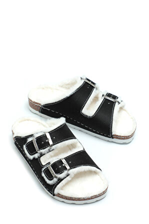 Paleng Mantar Taban Peluşlu Kışlık Kadın Terlik