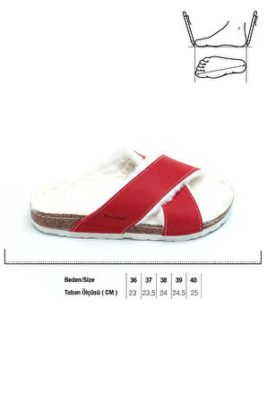Paleng Mantar Taban Kışlık Kadın Terlik