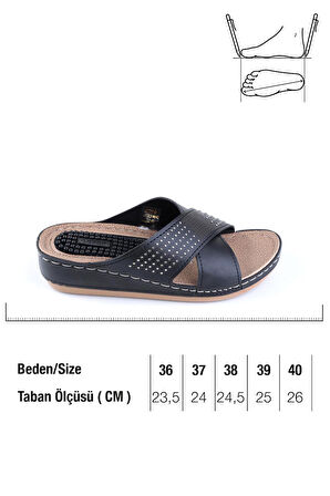 Gezer Yazlık Kadın Rahat Taban Günlük Terlik