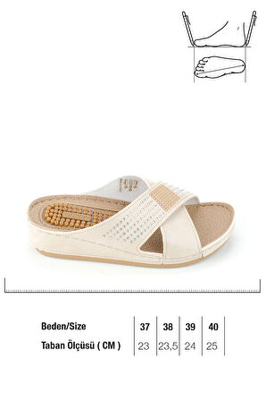 Gezer Yazlık Kadın Rahat Taban Günlük Terlik