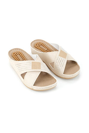 Gezer Yazlık Kadın Rahat Taban Günlük Terlik