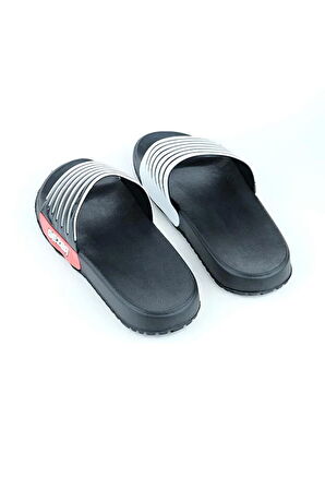 Gezer Erkek Terlik Rahat Taban Lüx Banyo Havuz Plaj 12470 Siyah