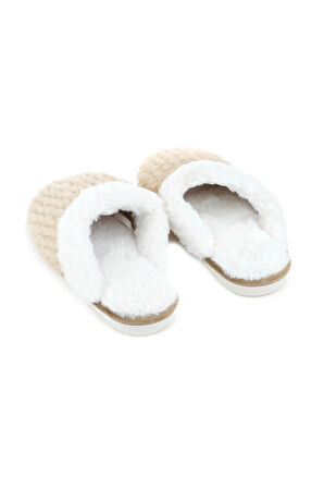 Gezer Kışlık İçi Peluşlu Kadın Ev Terlik