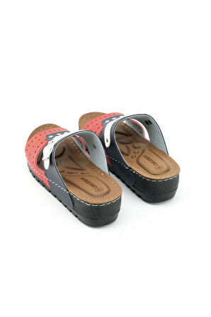 Gezer Yazlık Yüksek Topuk Rahat Taban Kadın Terlik